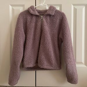 hollister sherpa sweater